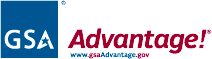 Red White and Blue GSA Advantage Logo
