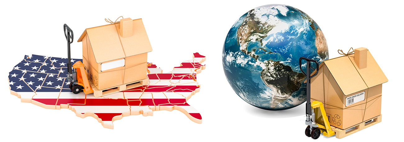 美国本土及海外家庭用品搬迁管理