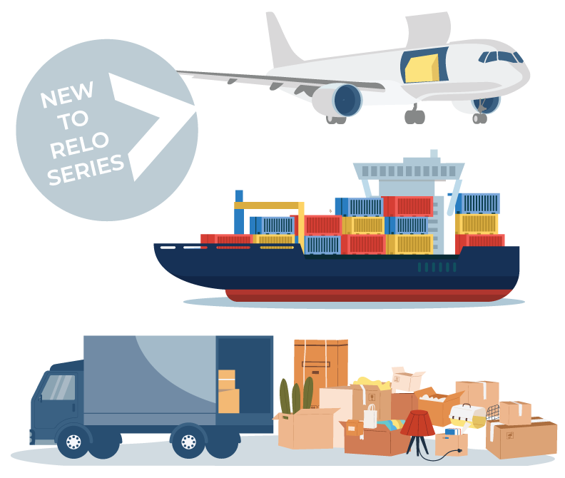 WHR Global Mobility Education Series Understanding-Household Goods Shipments via truck, shipping container or airplane